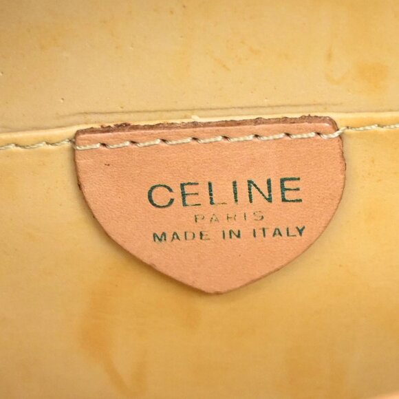 CELINE Logo Macadam Pattern Shoulder Bag PVC Leather Brown GHW Italy 36YH758 - Picture 15 of 16